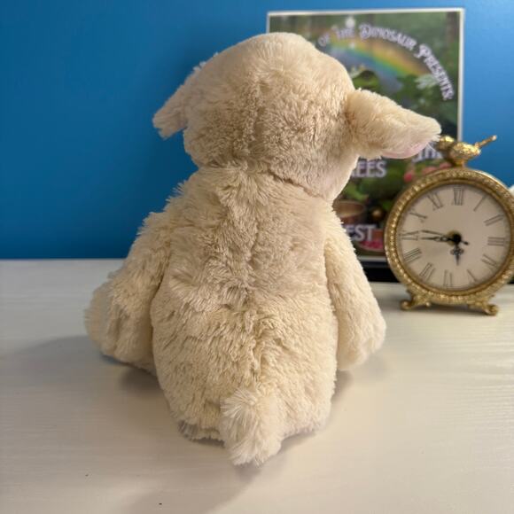 TY Beanie Rachel Lamb Plush 9” Cream Stuffed Animal Soft Cuddly Toy EUC - Picture 4 of 6